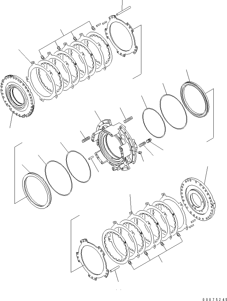 HOUSING ASS'Y,REVERSE AND FORWARD 425-15-02150 KOMATSU