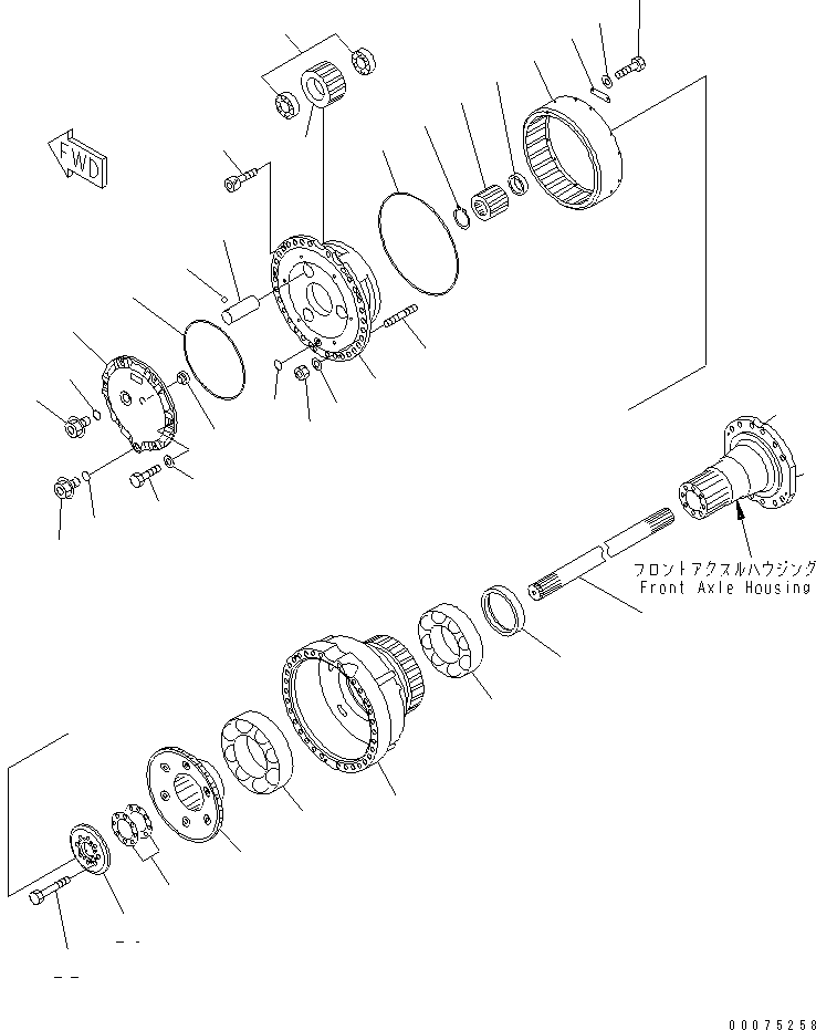 Уплотнительное кольцо круглого сечения 07000-05440 KOMATSU