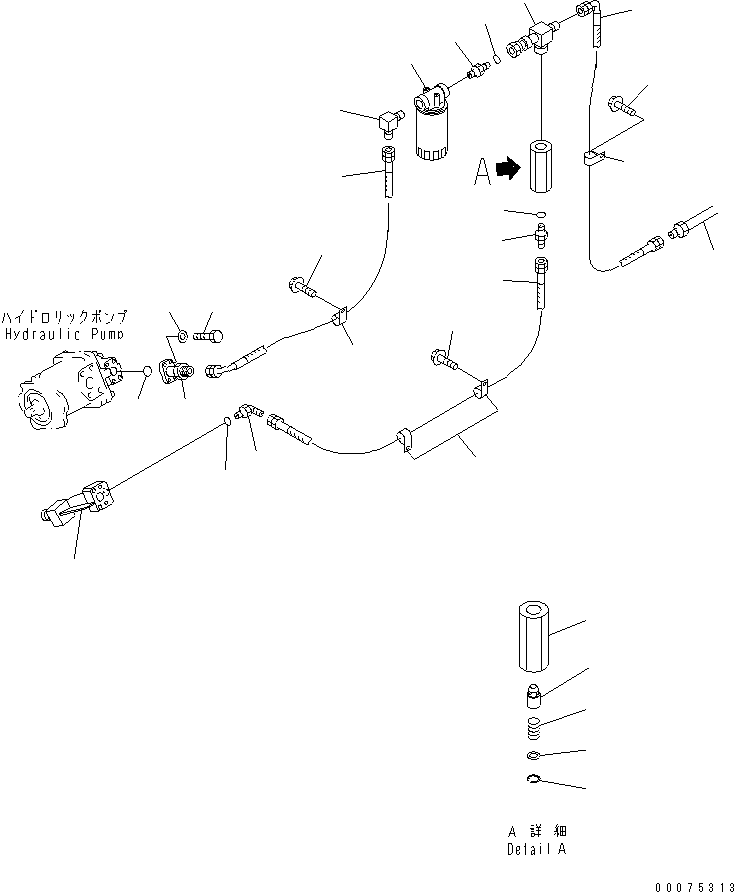 Шланг 07623-006A8 KOMATSU
