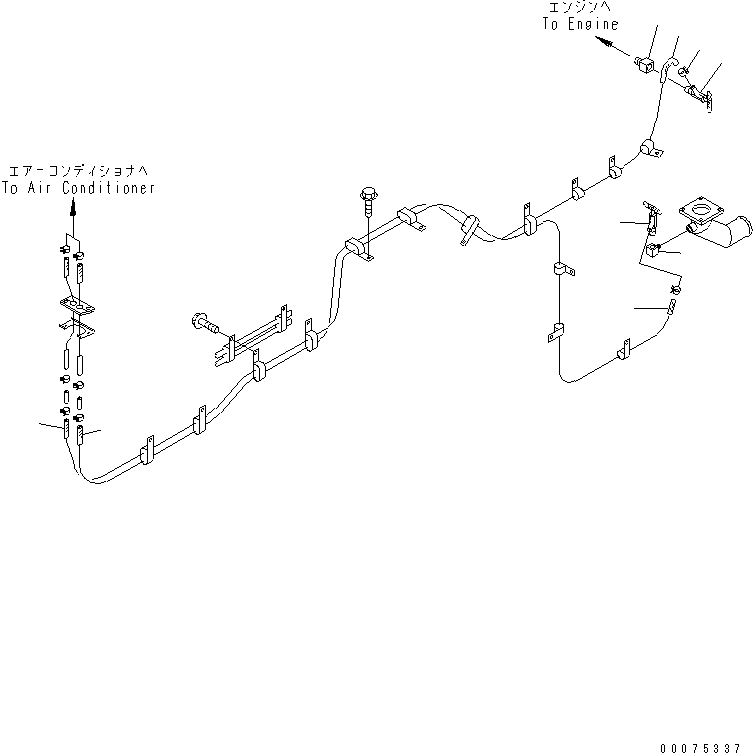 Шланг 09483-10552 KOMATSU