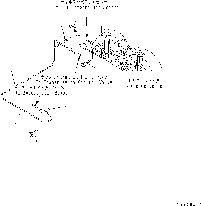 WIRING HARNESS,TRANSMISSION 428-06-22140 KOMATSU