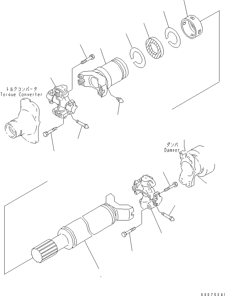 DRIVE SHAFT ASS'Y 428-20-11211 KOMATSU