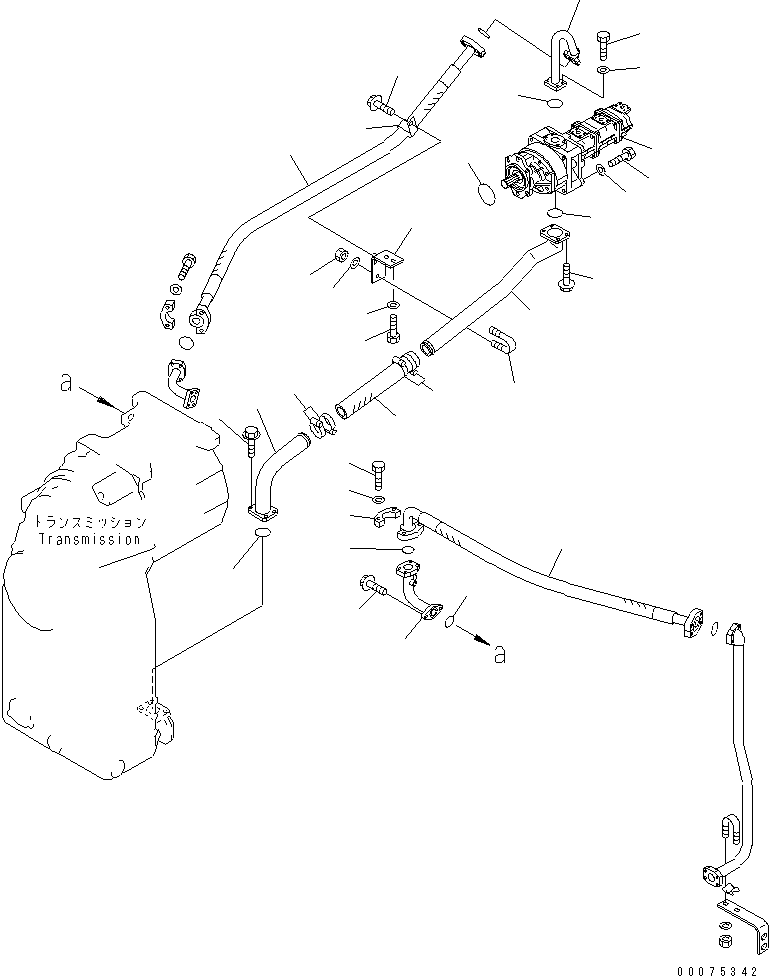 Шланг 07296-01416 KOMATSU