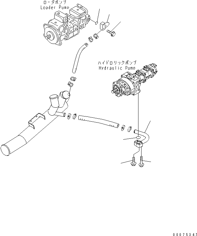 Трубка 428-62-13962 KOMATSU