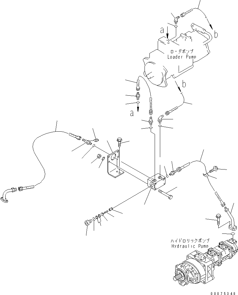 Шланг 07102-20511 KOMATSU