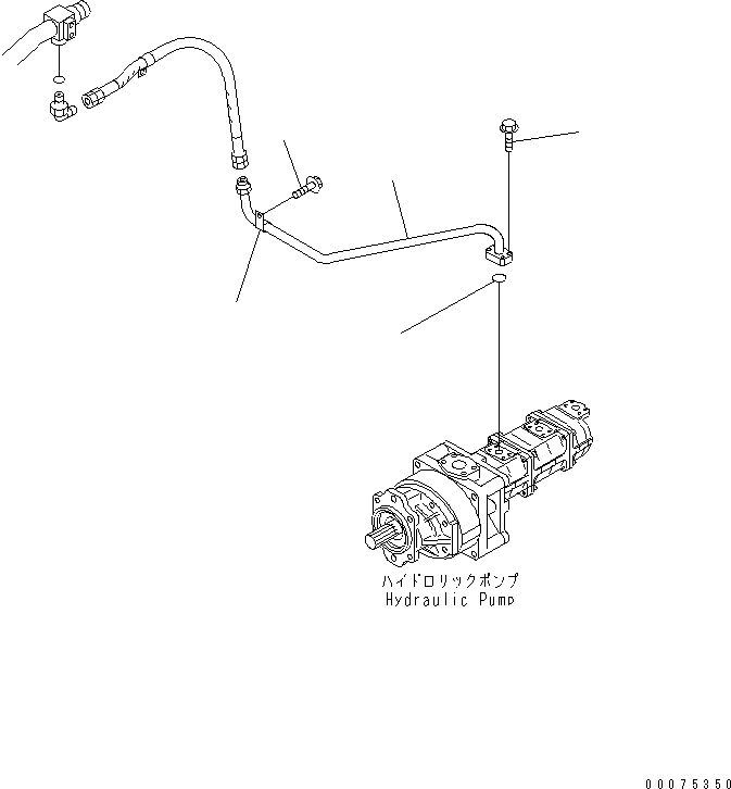 Трубка 428-62-15211 KOMATSU