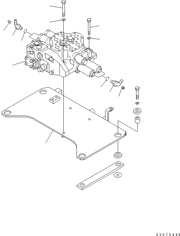 Управляющий клапан (700-92-34000) KOMATSU