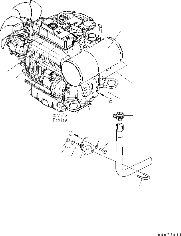 Выпускная труба 22F-01-31151 KOMATSU
