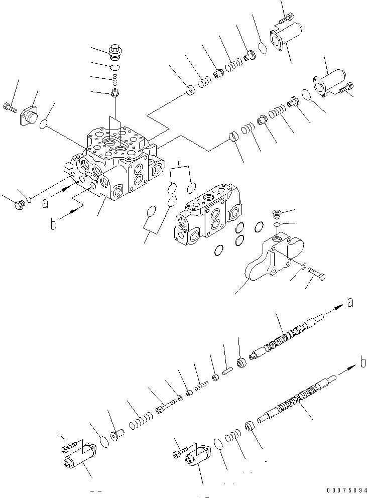 Клапан управления в сборе 709-93-13300 KOMATSU