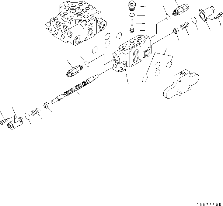 Клапан (подузел) 709-91-00400 KOMATSU