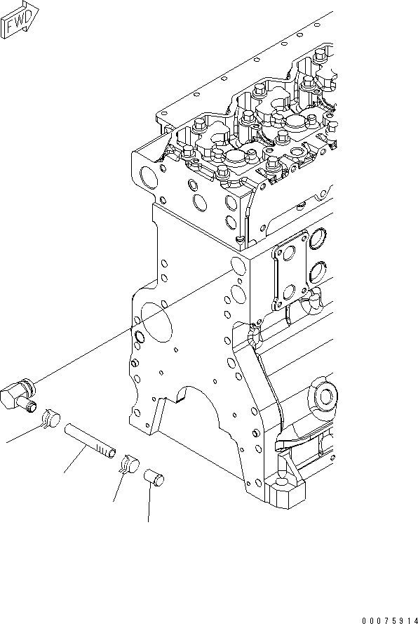 Пробка 144-Z79-2840 KOMATSU