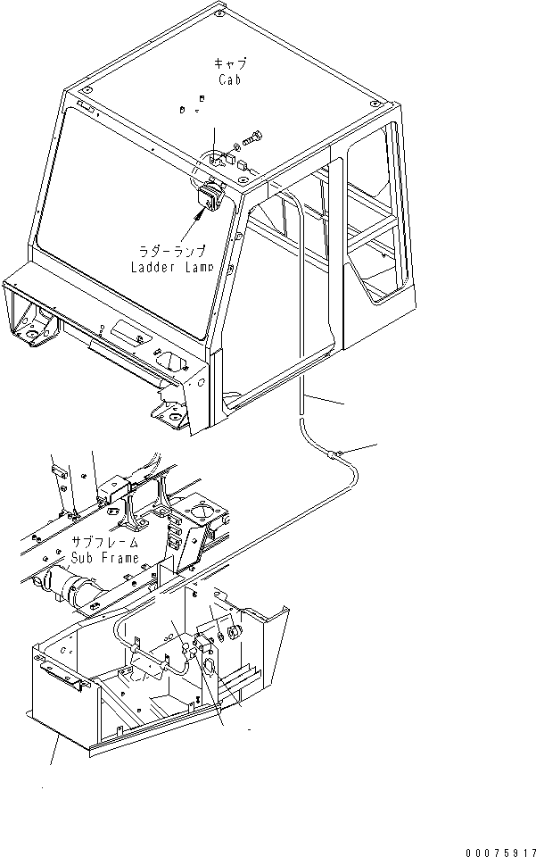 BRACKET,(SEE FIG. M3210-01A0) (56D-54-12513) KOMATSU