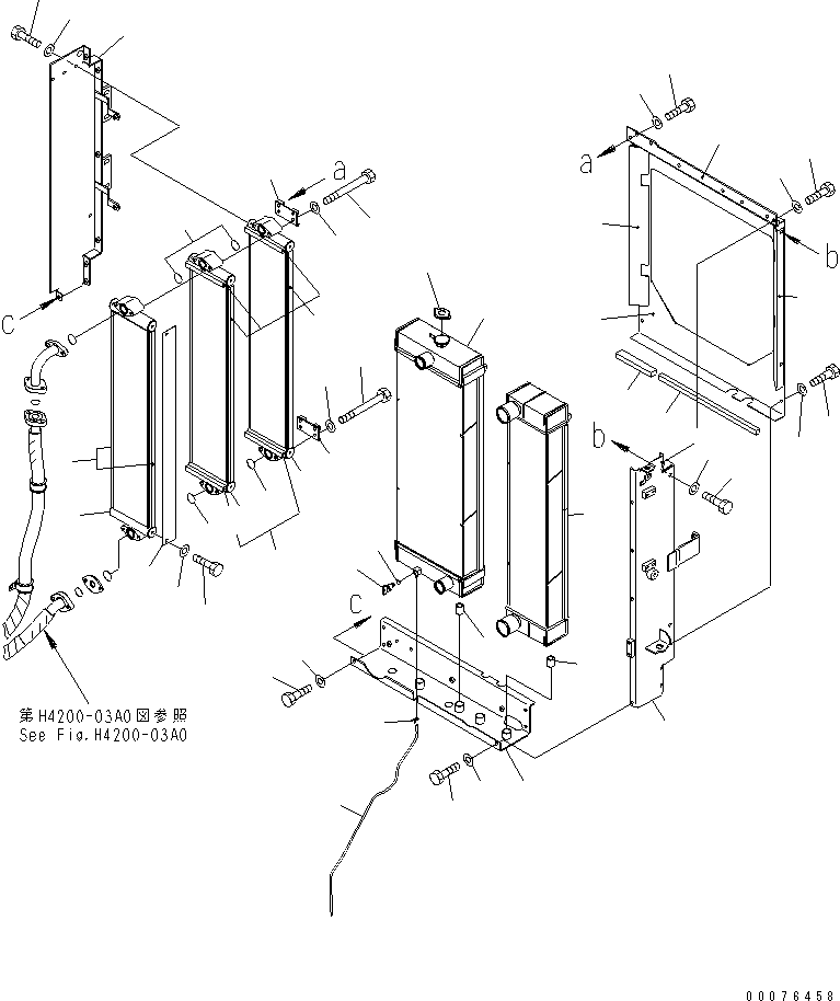 Air Cooler 419-03-42130 KOMATSU