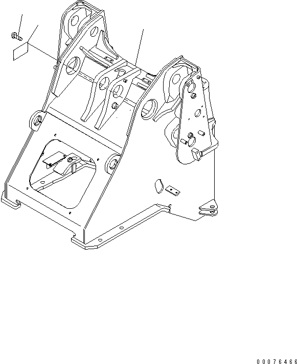 FRAME,FRONT 419-T80-4613 KOMATSU