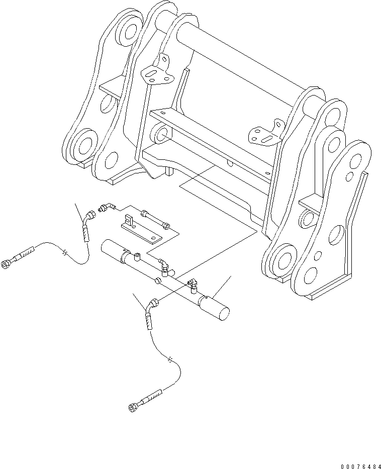 HOSE, JUMP 421-879-A280 KOMATSU