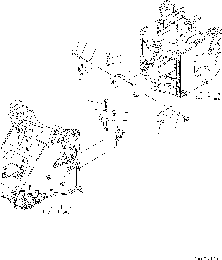 DEFLECTOR,FRONT FRAME TOP 421-46-A1170 KOMATSU