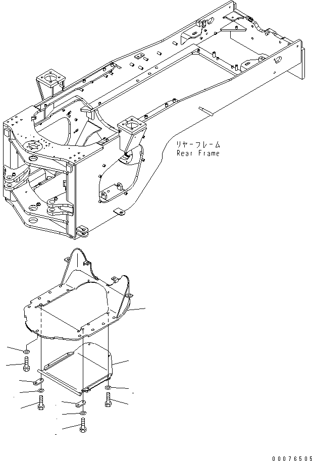 UNDER GUARD 421-46-A3741 KOMATSU