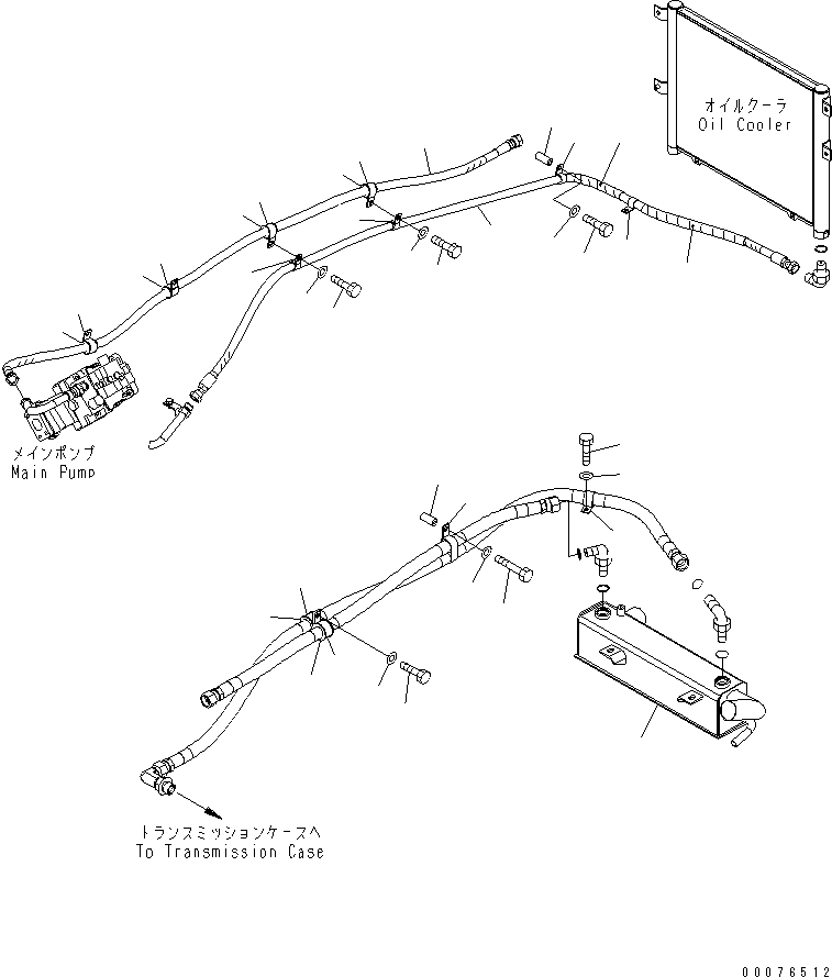 Шланг 02753-00525 KOMATSU