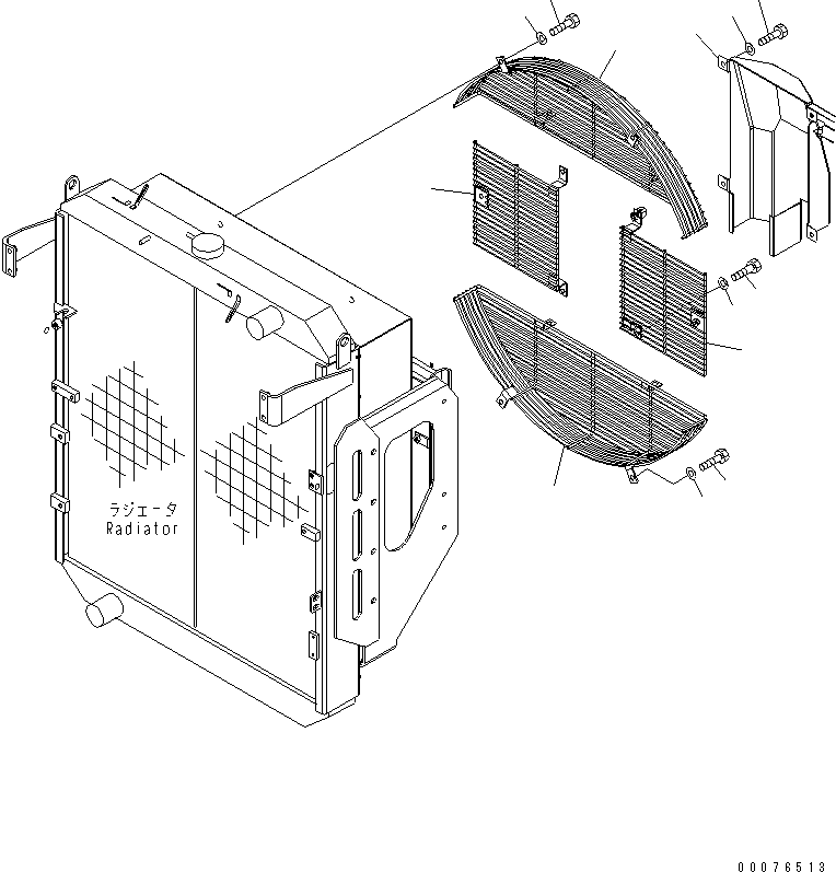 GUARD,FAN 423-03-33111 KOMATSU