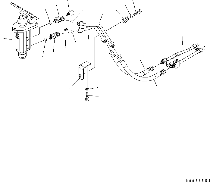 Шланг 02753-00404 KOMATSU