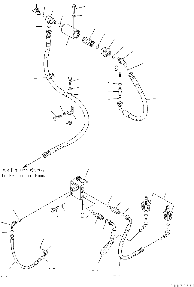 Шланг 02753-00514 KOMATSU