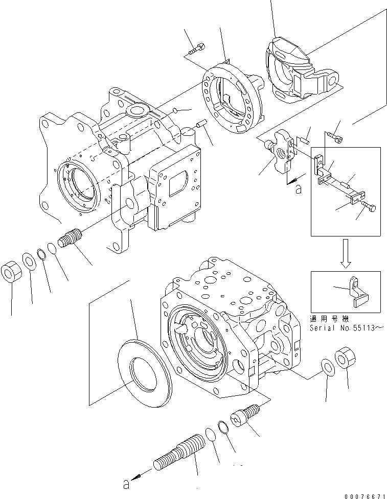 CAM ASS'Y (\7\708-2K-03221) KOMATSU