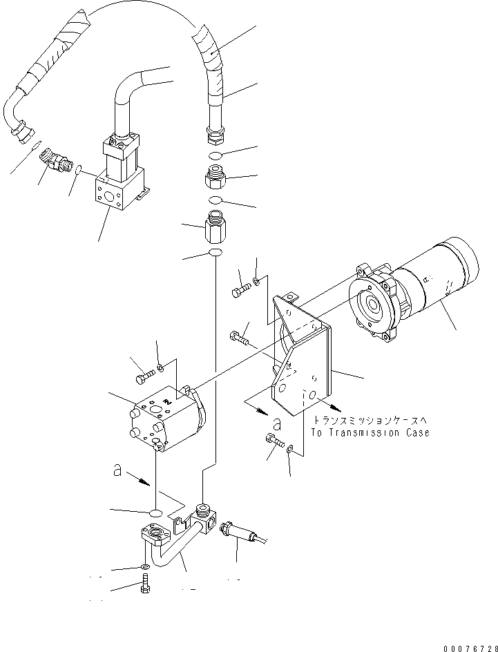 Трубка 421-62-32642 KOMATSU