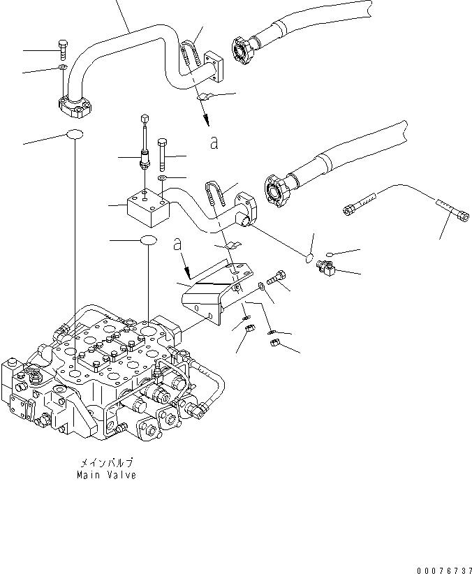 шланг 02753-005A5 KOMATSU