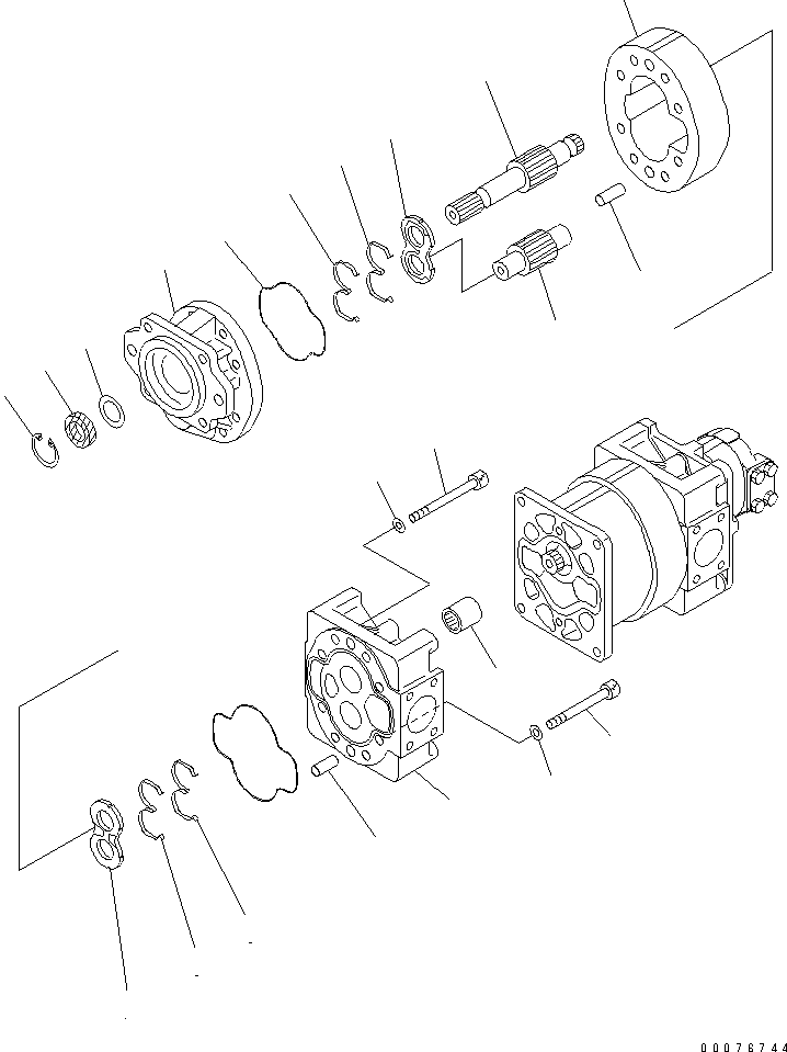 уплотнительное кольцо круглого сечения (\7\705-17-04382) KOMATSU