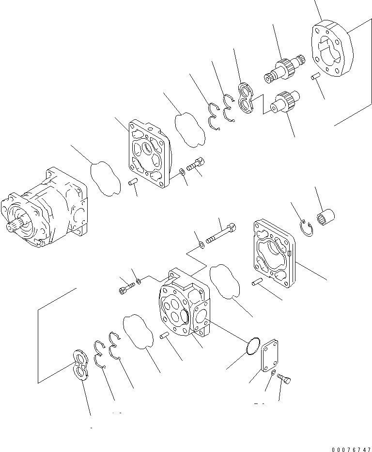 PUMP ASS'Y (SAL32),(SAL56) 705-21-35140 KOMATSU