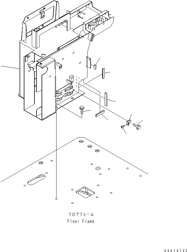 BRACKET,(FOR MONO LEVER) 421-V91-A230 KOMATSU