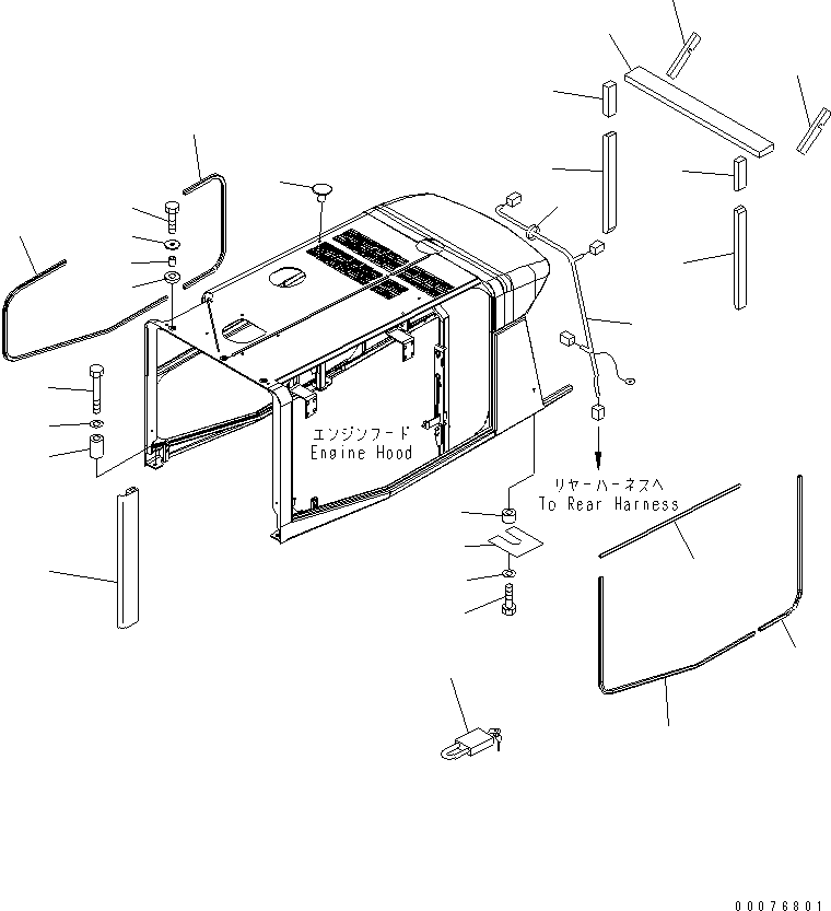 SHEET,L.H. 421-54-32640 KOMATSU