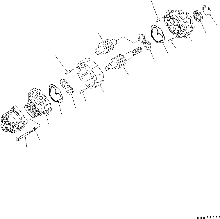 Насос в сборе 705-95-05130 KOMATSU