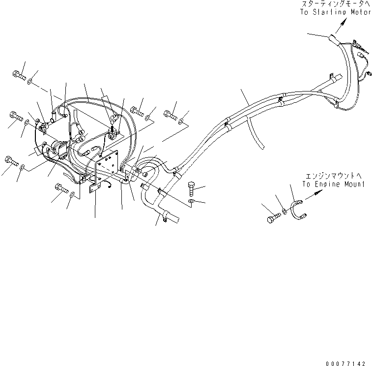 кабель 20Y-06-31620 KOMATSU