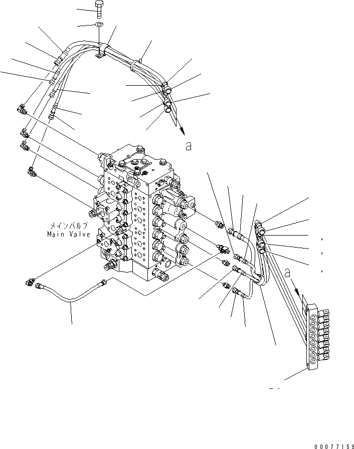 BLOCK,(SEE FIG. H1833-01A0) (20Y-62-41550) KOMATSU