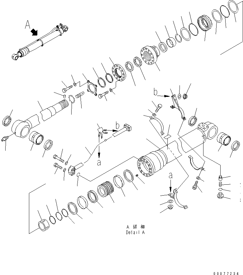 Упорное кольцо 707-88-05850 KOMATSU