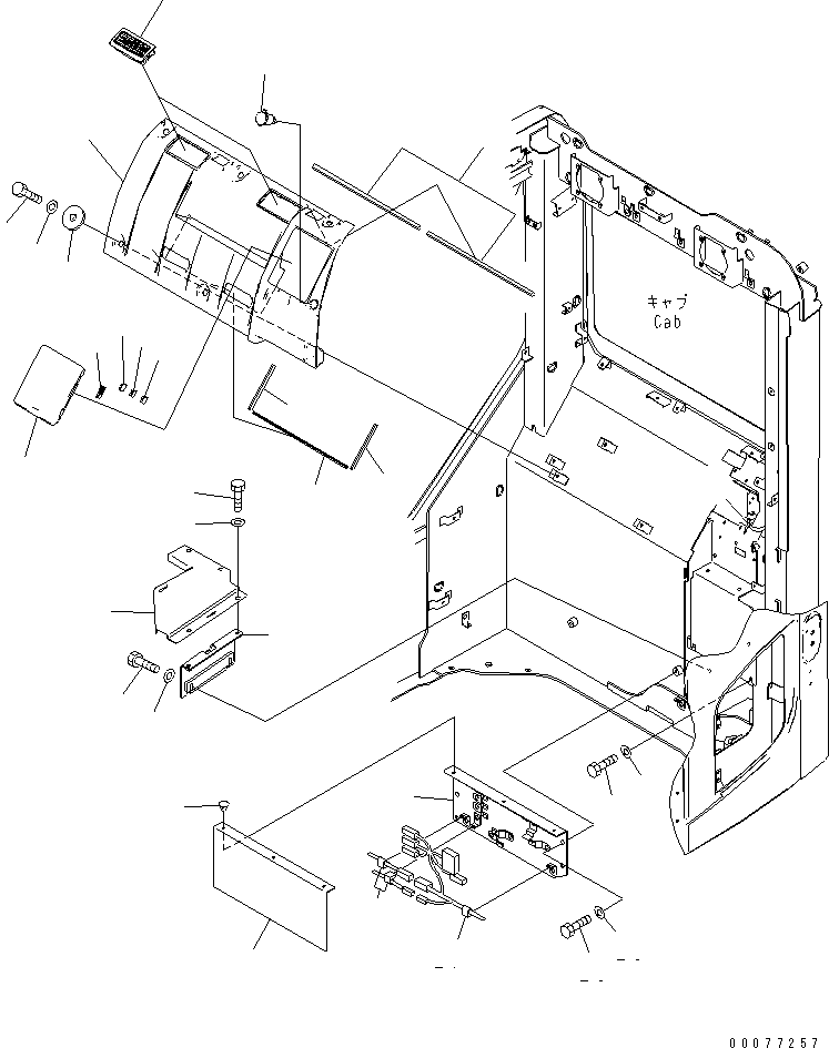 Кронштейн 22B-06-28350 KOMATSU