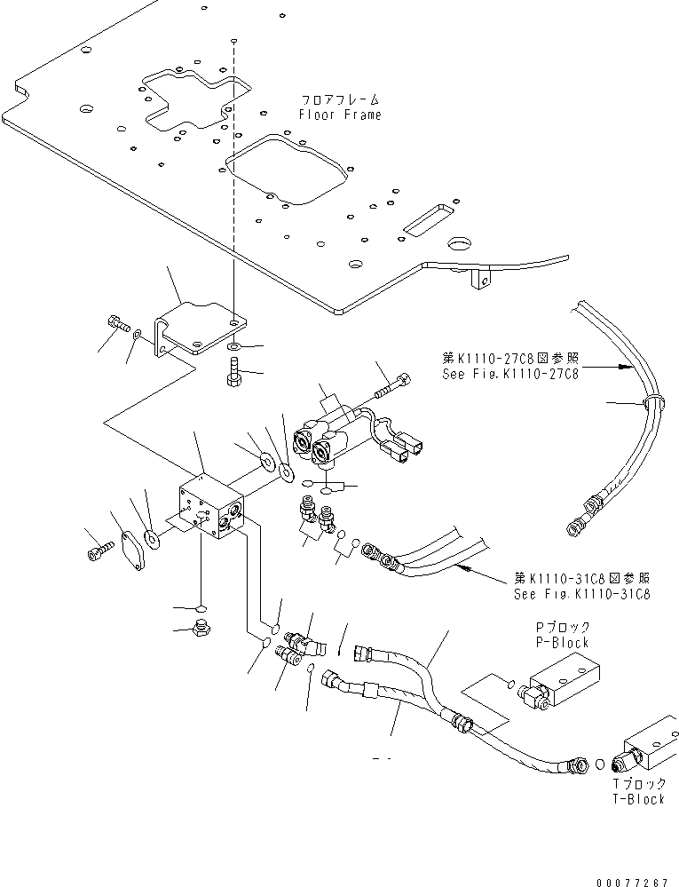 Шланг 22B-62-29340 KOMATSU