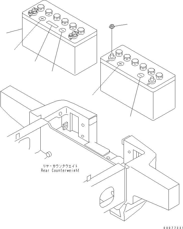 PRODUCT GRAPHIC, INSTALLATION 417-93-A1340 KOMATSU