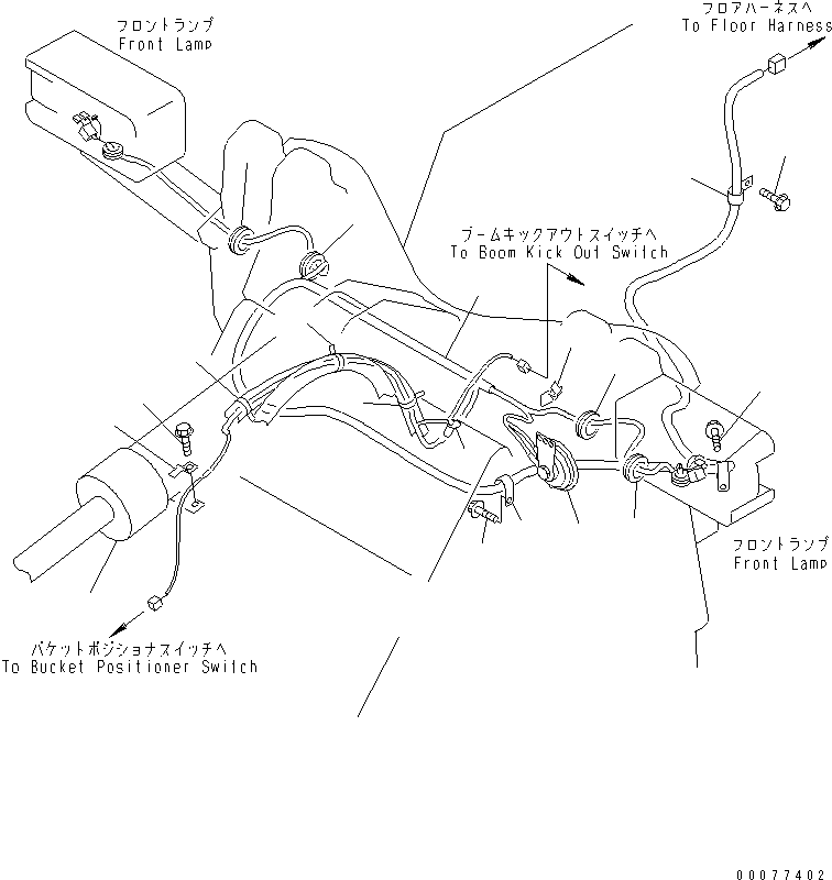 Жгут проводов 417-06-22720 KOMATSU