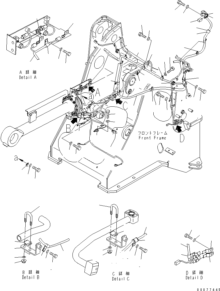 Жгут проводов 419-U77-4231 KOMATSU