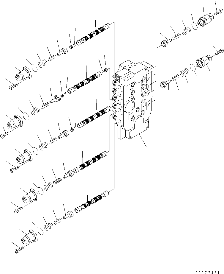 Клапан (подузел) 709-15-95100 KOMATSU