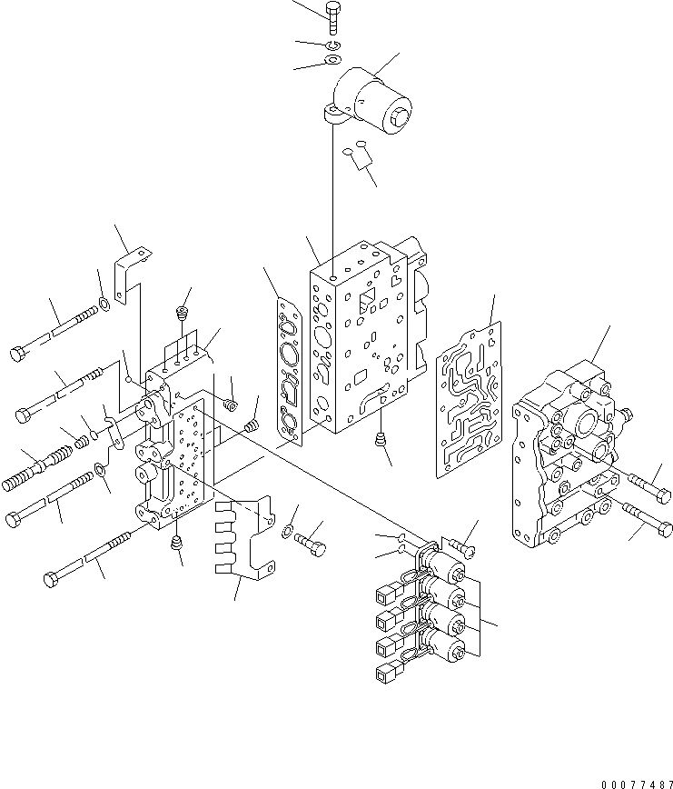 VALVE,MANUAL 419-15-16751 KOMATSU