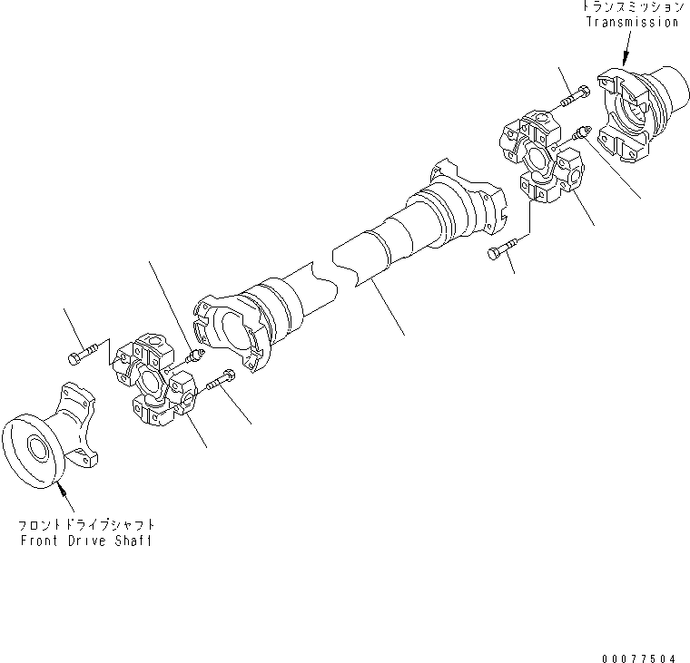 Крестовина в сборе 417-20-A1130 KOMATSU