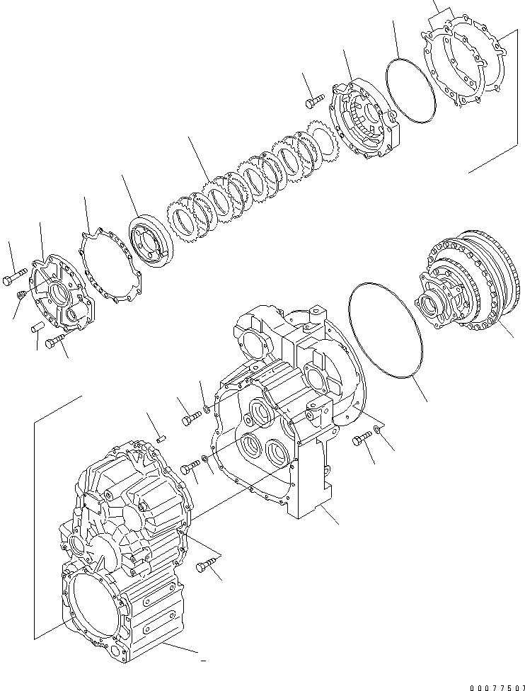 Трансмиссия в сборе 714-11-10002 KOMATSU