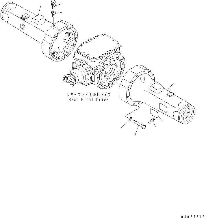 HOUSING,L.H. 417-23-23210 KOMATSU