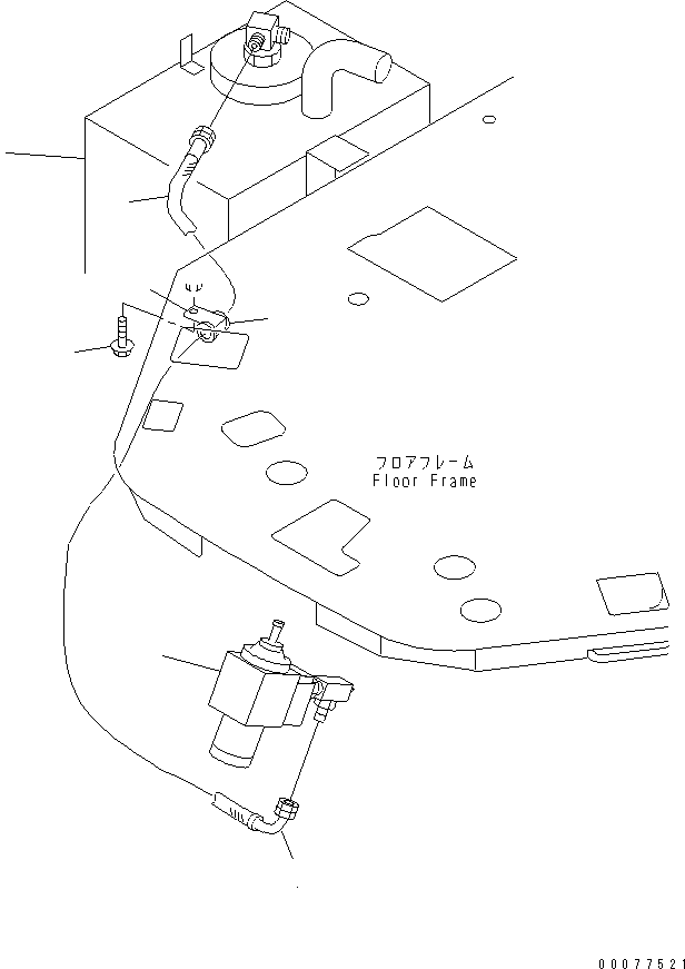 Шланг 417-62-21360 KOMATSU