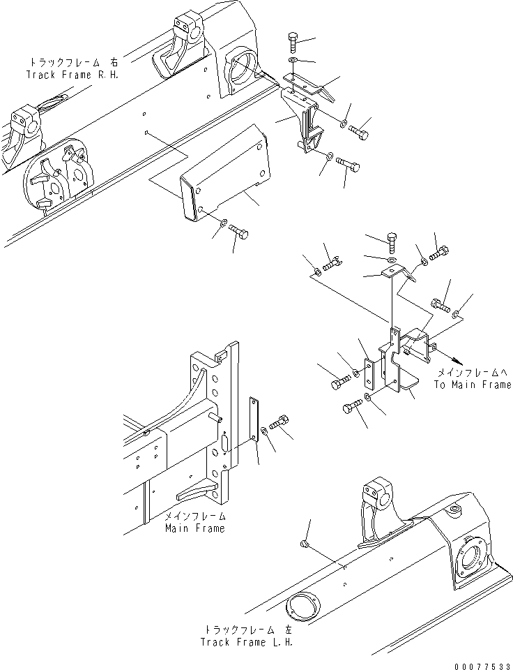Крышка правая 134-62-67111 KOMATSU
