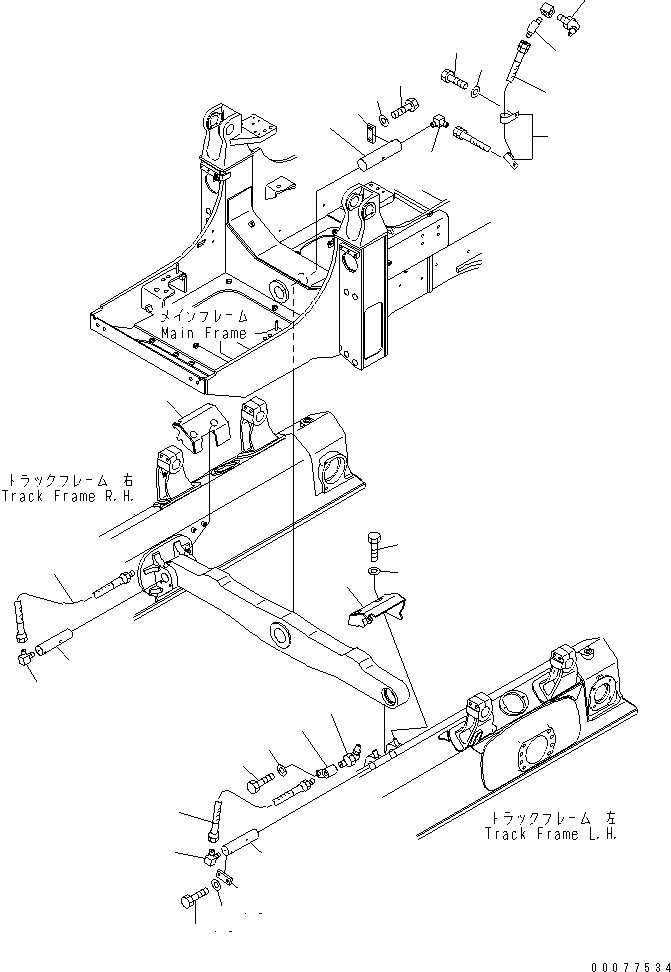 Крышка левая 134-50-63141 KOMATSU