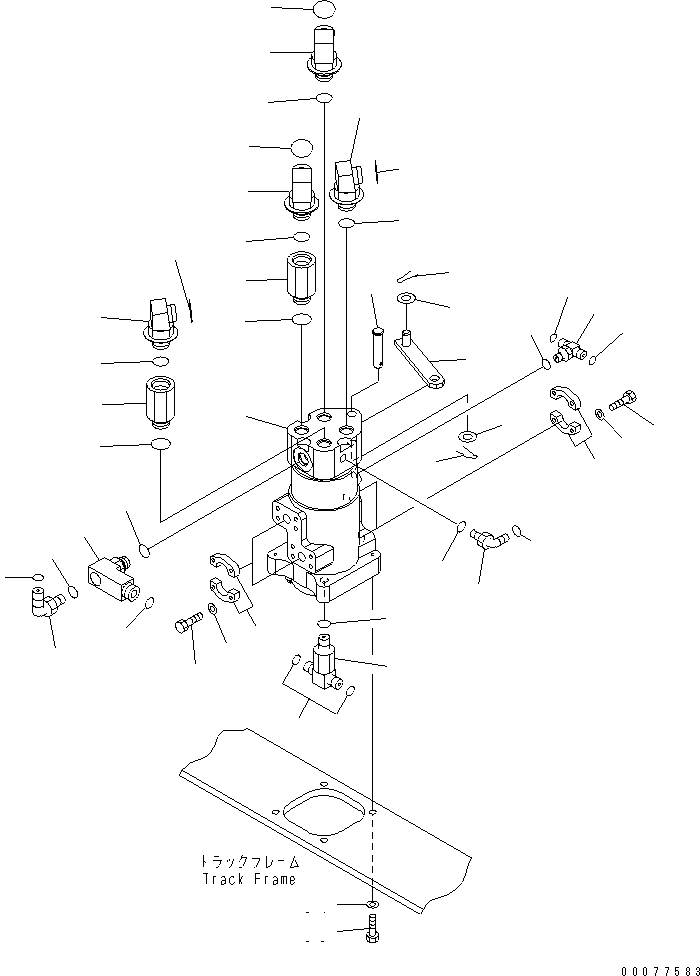 SWIVEL JOINT ASSEMBLY (703-08-33652) KOMATSU